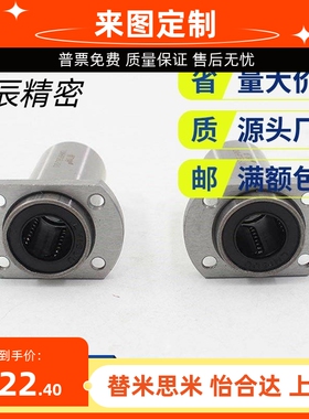 嵌入式切边法兰直线轴承LHICW6 8 10 12 13 16 20 25 30 35 40 50