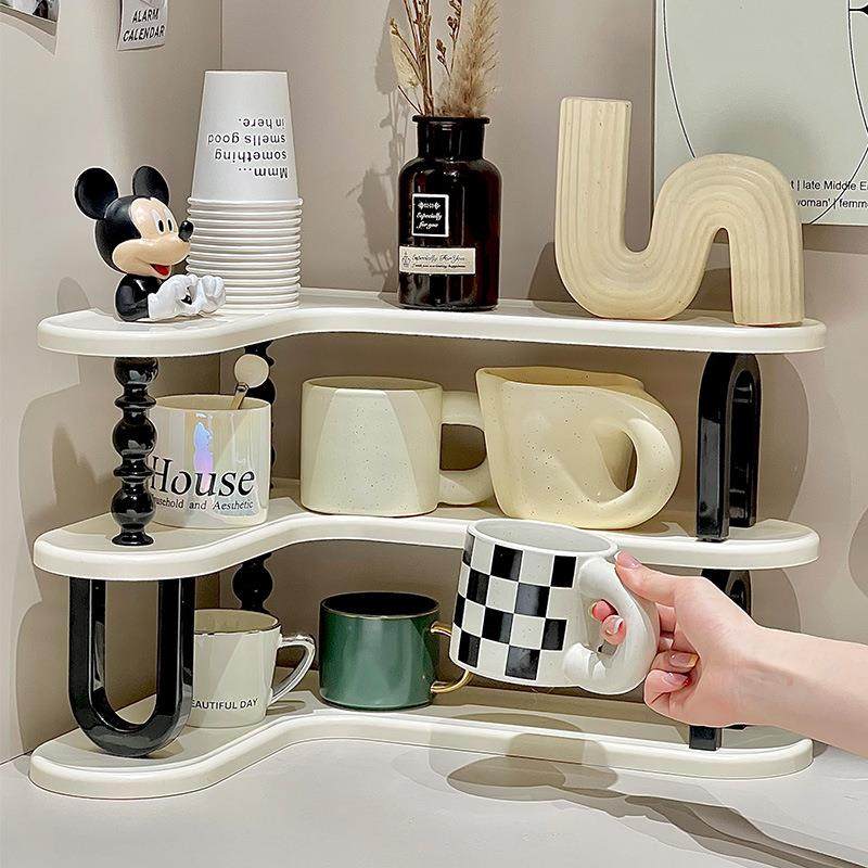 杯子收纳置物架家用茶杯收纳架沥水杯架玻璃杯茶杯转角放置架杯架,收纳整理,书桌收纳置物架,淘宝优惠券,粉丝福利购,淘宝优惠卷