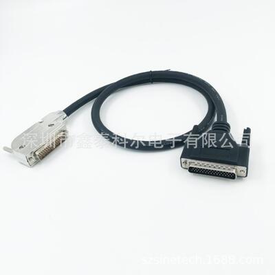 源头工厂 伺服机控制线束 DB44pin 针对针 弯头串口 数据连接线