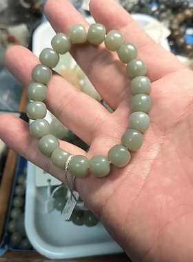 青玉籽料10x11mm老型珠625109