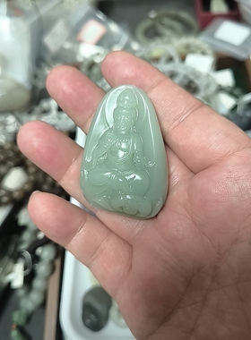 籽料观音牌吊坠525205