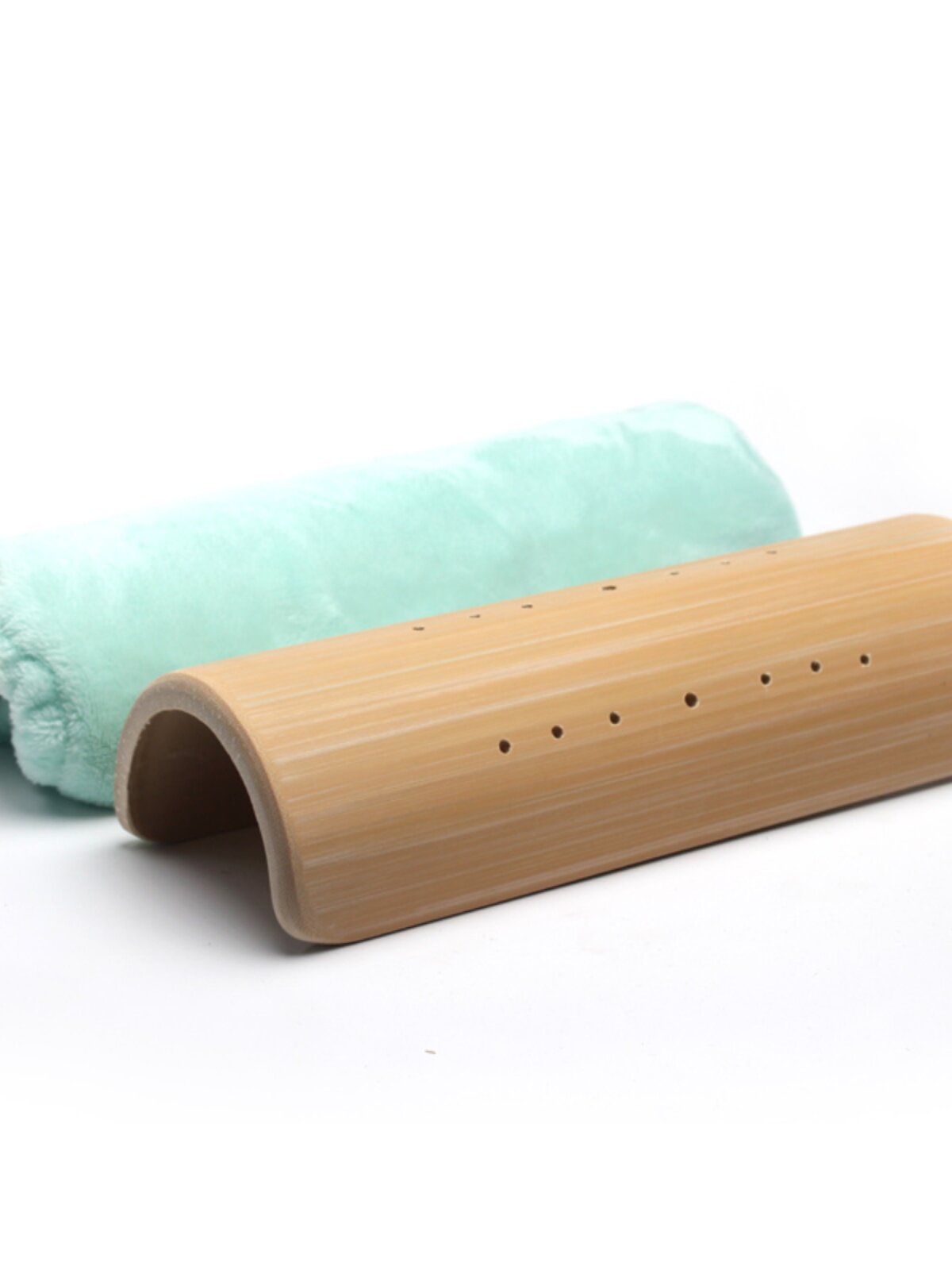 u形颈椎竹子硬枕头颈椎枕复位枕牵引修复空心竹筒护缓解头疼