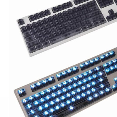 104 Keys/Set Of Universal Stylish TransparentQ Mechanical Ke