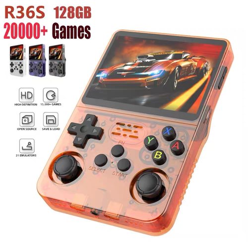 透明怀旧复古童年掌机开源游戏机