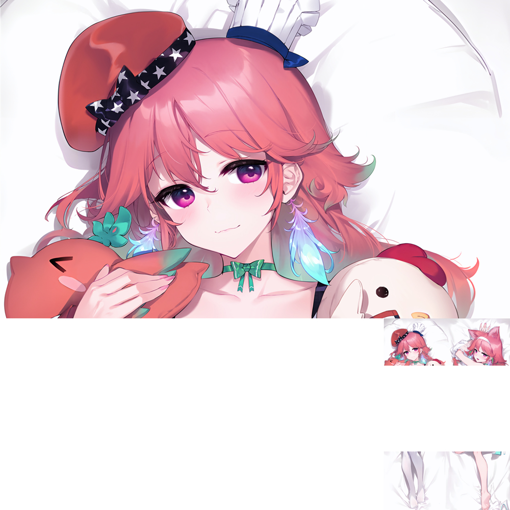 Hololive 小鸟游琪亚拉 Vtuber 等身抱枕虚拟主播人形长条靠枕套