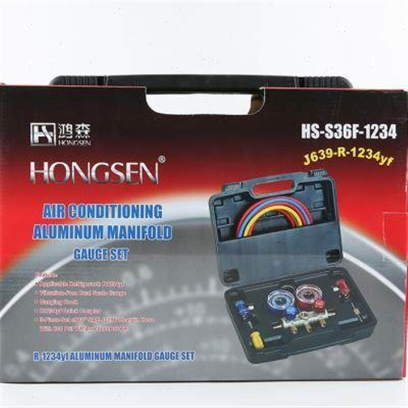 高档鸿森s36f12表3种460汽车空y调加氟冷媒加氟工具r1234f 加氟雪