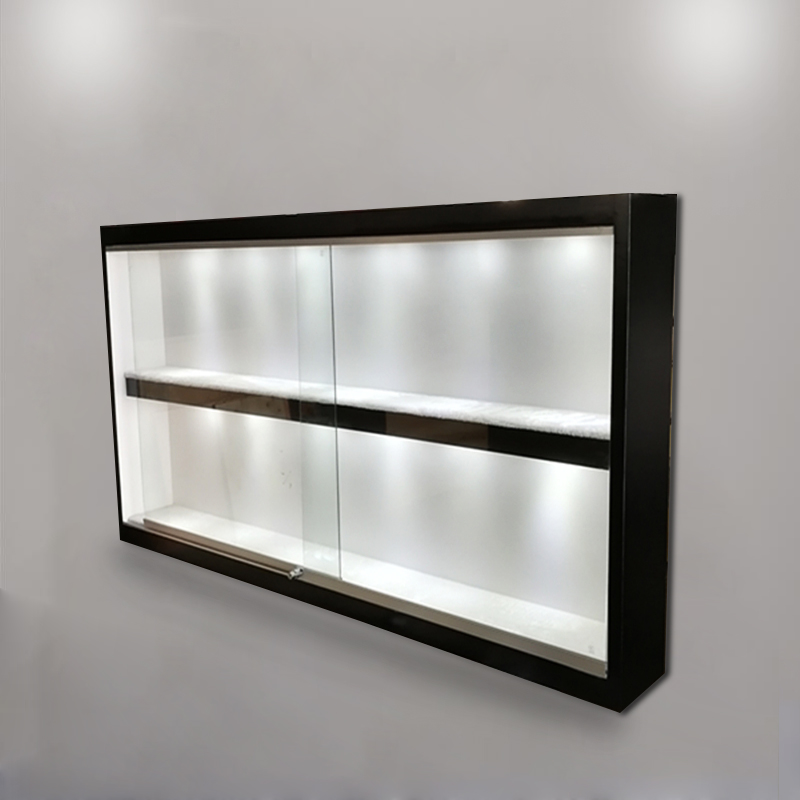 悬挂墙上实木展示柜工厂直销定制