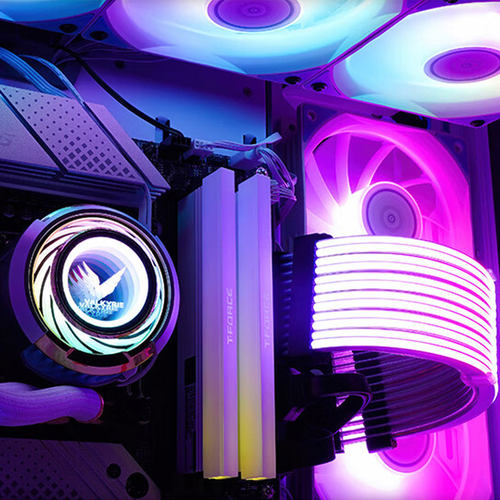 VK瓦尔基里机箱风扇V12F/X12/S12高性能12CM风扇PWM正叶反叶ARGB