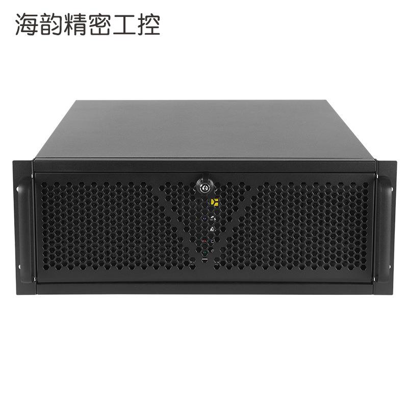 工控机箱4U机架式带温控屏eatx双路主板工业计算机服务器电脑监控