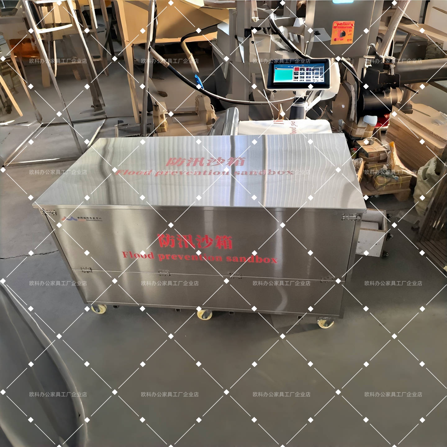 不锈钢防汛沙箱加油站消防沙箱