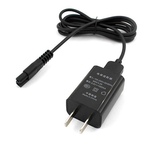 适用Alecoy AY-1250 1280电动剃须刀充电器刮胡刀5V适配USB电源线
