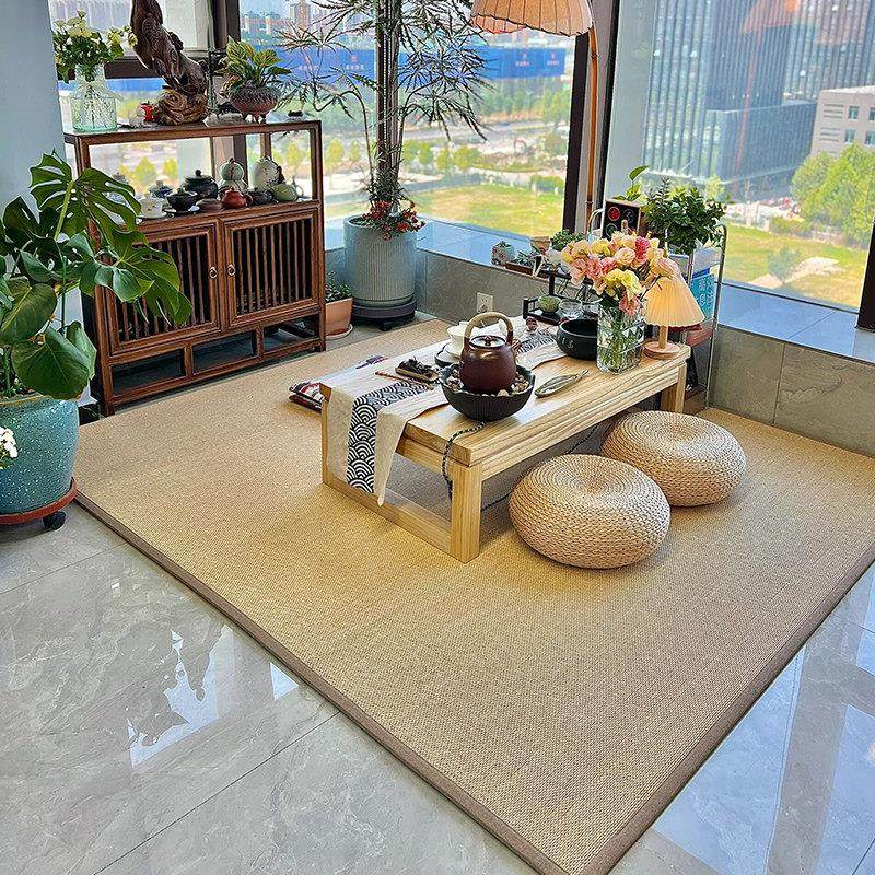 竹编地毯日式榻榻米垫客厅卧室地板铺垫茶室打坐垫子阳台茶桌地垫,居家布艺,地毯,淘宝优惠券,粉丝福利购,淘宝优惠卷