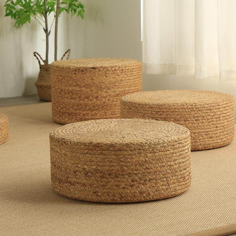 蒲团榻榻米坐垫地上草编日式垫子打坐禅修垫阳台冥想坐垫圆形厚墩,居家布艺,蒲团,淘宝优惠券,粉丝福利购,淘宝优惠卷