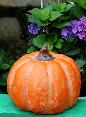 万圣节户外仿真南瓜摆件农场庭院花园装饰品商场美陈园林景观雕塑