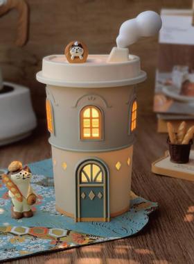 阿楹 覆古床头柜小夜灯咖啡角稀奇古怪摆件萌粒展示教师治愈礼物