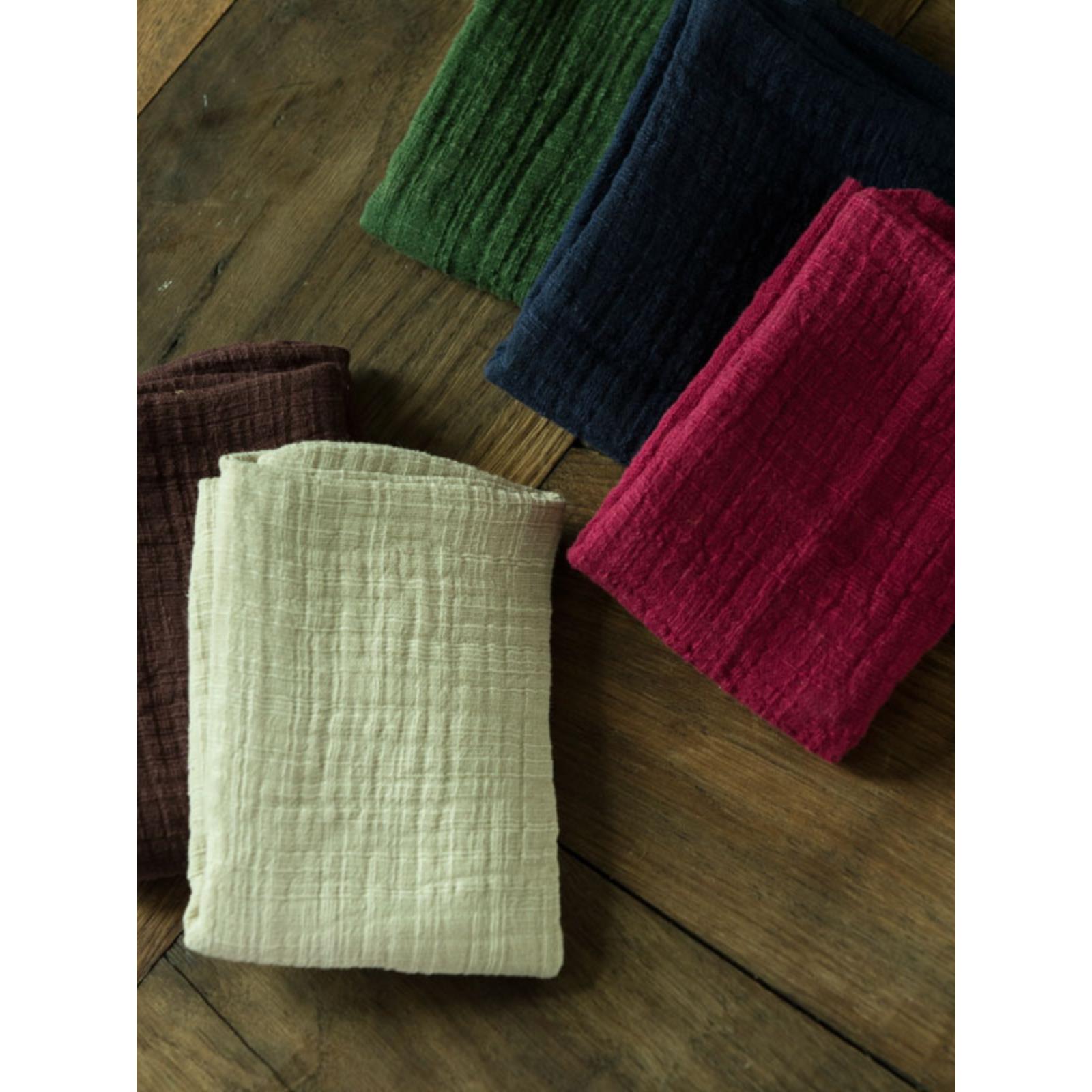 覆古棉麻茶巾茶席桌布小号茶台专用吸水毛巾茶巾垫中式小尺寸茶布