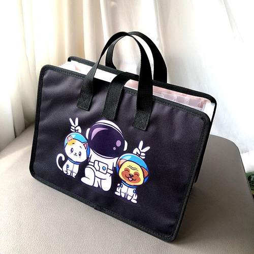 学生用手提a4装试卷收纳文件夹高中生试卷分类插页整理文件风琴包