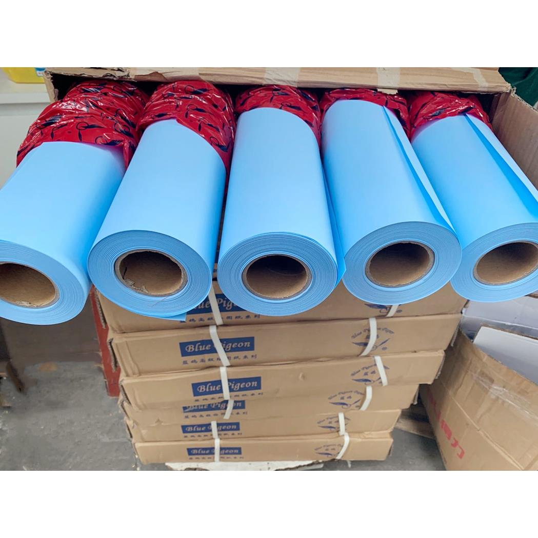 蓝鸽蓝图纸A2/A1/A0 双面 数码激光喷墨绘图仪纸2寸620/880*50米