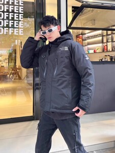 北面羽王喜马拉雅羽绒服2023新款连帽三合一加厚男女同款防风抗寒