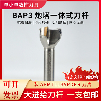 BAP300R直柄刀杆刀盘R0.8铣刀盘