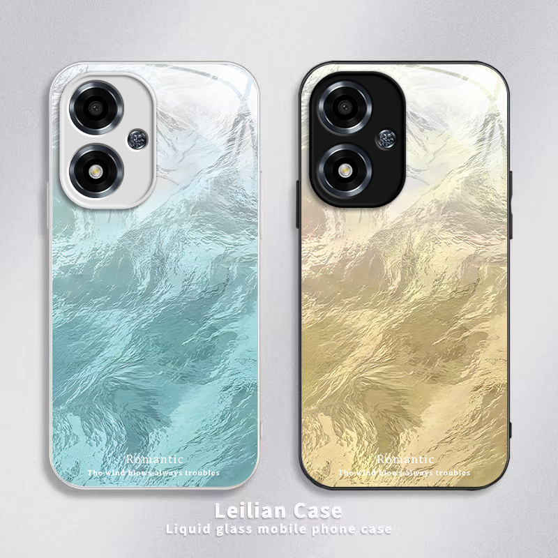 适用OPPOA1i手机壳OPPO新款A1i5G保护套OPA玻璃OPPA简约OPOPA硬壳OPP0PP0PPO全包OPOOA防摔OOPOA男女渐变羽纱