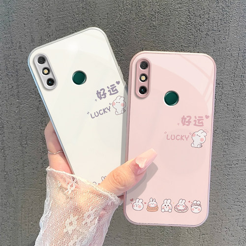 MLD一AL00手机壳AL10华为畅享20e保护套MLDAL专用e20防摔全包金属漆玻璃网红外壳超薄荣耀男女华维好运兔子