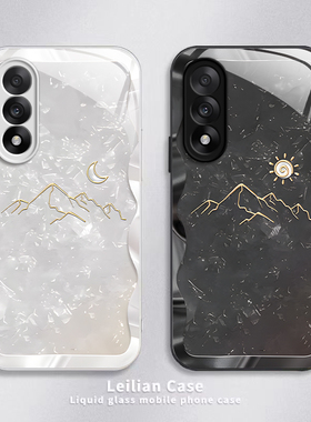 适用一加Ace5至尊版手机壳1加Aec5至尊板保护套OPPO新款电镀玻璃全包防摔1+AC5新品外壳OPPOAce男女太阳月亮