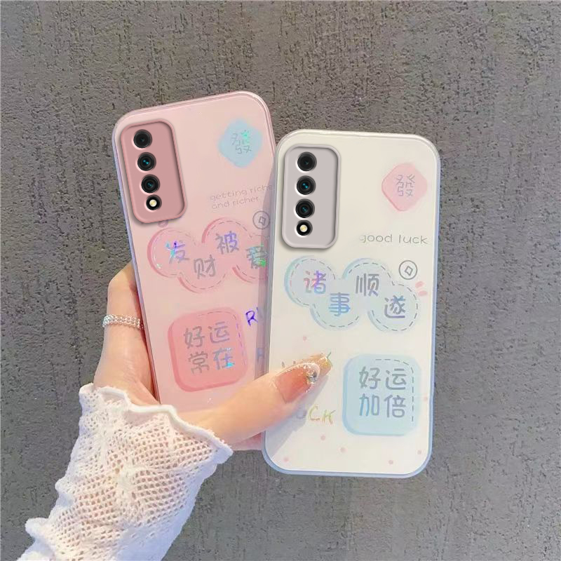 适用荣耀Play5Tpro手机壳华为Paly5Tpor保护套HONOR新款P1ay5简约Piay硬玻璃全包KOZ一AL40防摔男女诸事顺遂