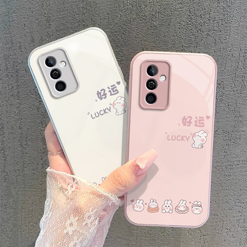 华为麦芒11手机壳TYH622M保护套115G智选新款5G简约钢化玻璃全包防摔芒麦十一荣耀麦忙麦亡麦茫男女好运兔子