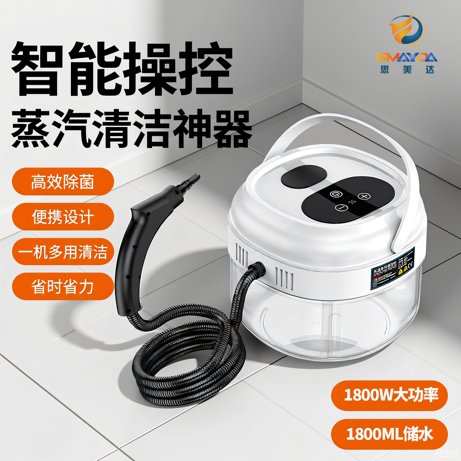 蒸汽清洁机家用厨房清洗机空调抽油烟机重油污高温高压消毒杀菌器