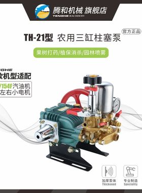 腾和21型小三缸柱塞泵 小型高压农用打药机机动喷雾器配152/154用