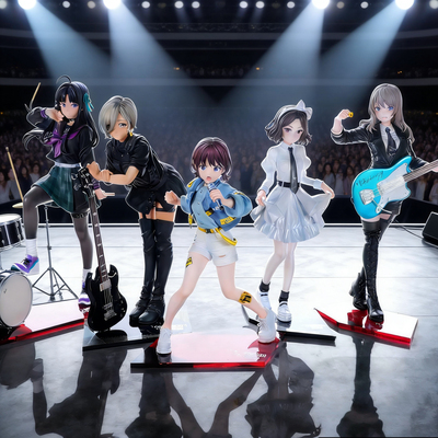 【全款】哭泣少女乐队海老塚智井芹仁菜安和昂GK模型美少女手办