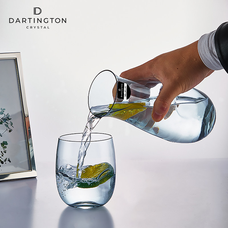 英国原装进口dartington无铅水晶玻璃冷水壶水杯套装家用高档奢华