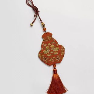 知舍端午节福禄香囊车载挂件艾草葫芦香包公司礼品加logo香包