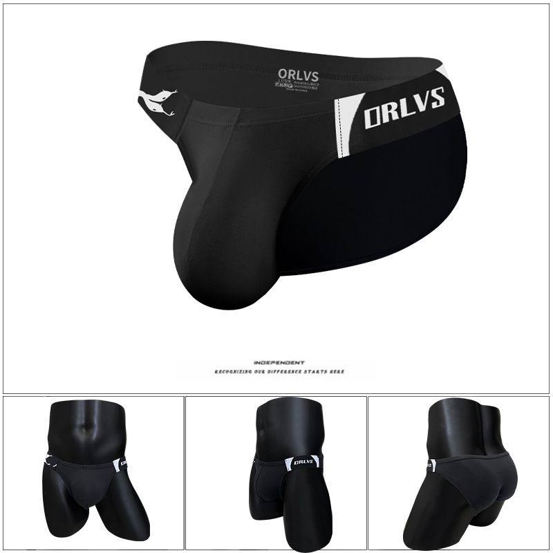 TEMU跨境爆款高叉纯色低腰激凸螺纹棉健身性感潮酷男三角裤OR6401,女士内衣/男士内衣/家居服,男丁字裤,淘宝优惠券,粉丝福利购,淘宝优惠卷