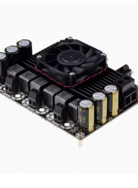 2x200W+1x400W2.1三声道D类数字功放大功率板 超重低音炮