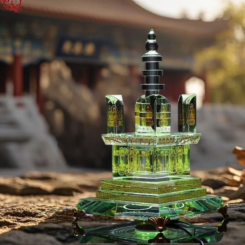 水晶舍利塔阿育王塔密封装