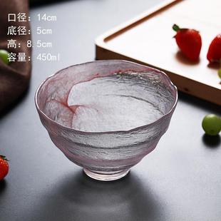 手工干泡茶具碗透明玻璃水洗水盂磨砂玻璃抹茶碗法大禅定茶水分离