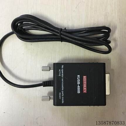 议价拆机 美国吉时利KEITHLEY KUSB-488B USB-GPIB 488.2接口电缆