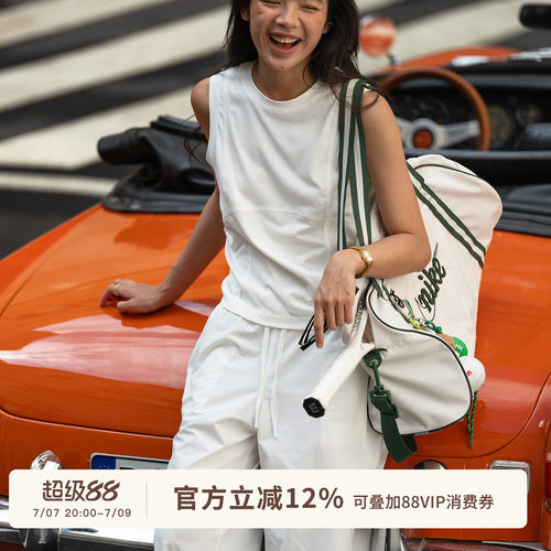 ARCTOBER修身速干网球背心上衣女夏轻薄透气设计无袖T恤运动背心
