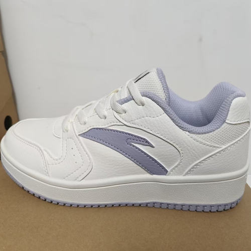 Anta安踏 小零感 耐磨 低帮 板鞋 女款 白紫