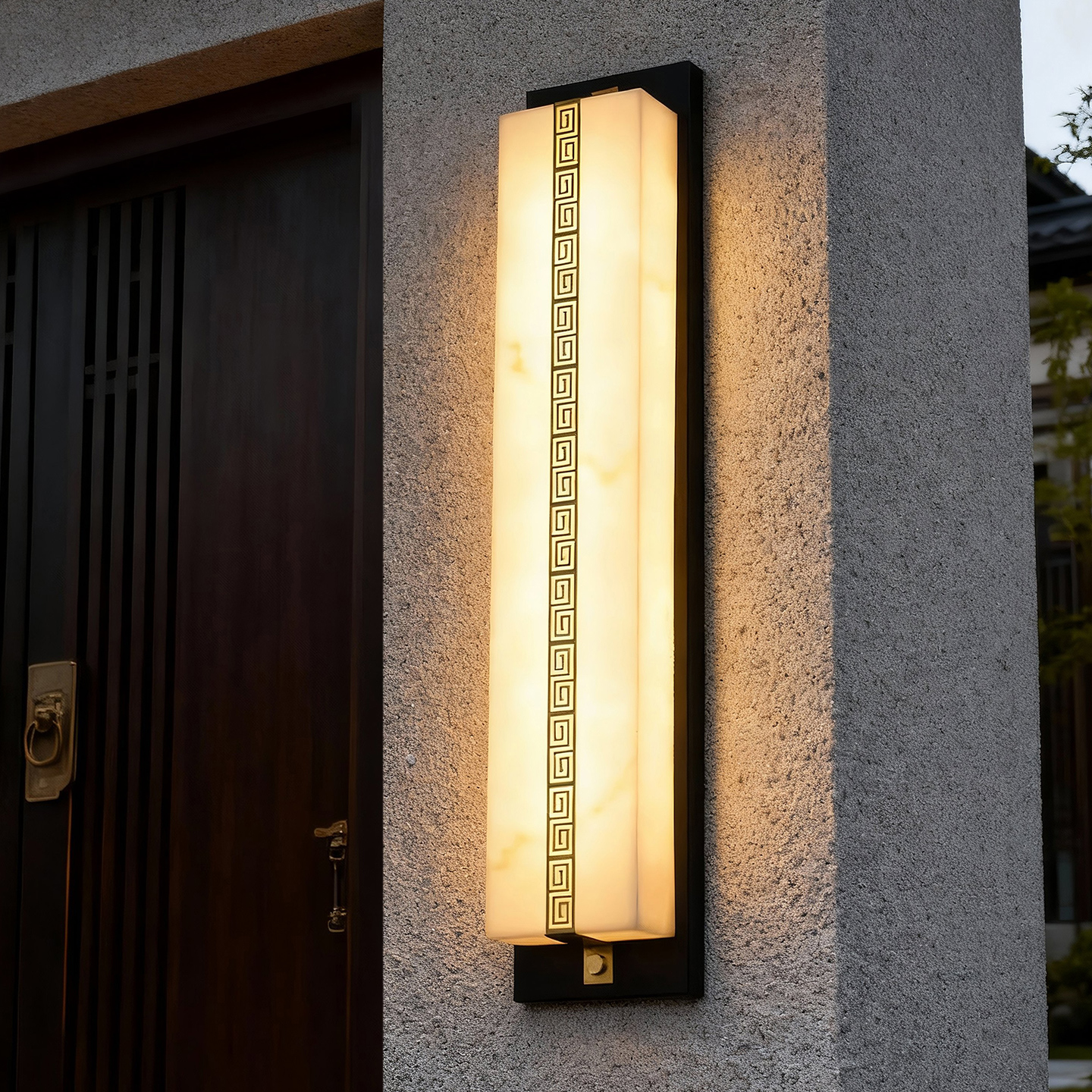 新中式户外防水壁灯庭院围墙灯