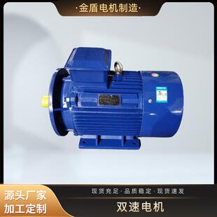 YD160L 7w变极多速三相异步电动机 6双速电机12极160L功率3.7