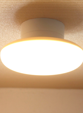 日本实木LED吸顶灯原木过道灯北欧风格灯走廊灯玄关衣帽间入户灯