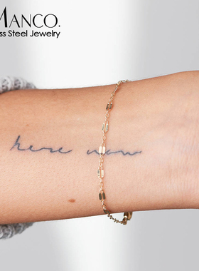 不锈钢手链女简约时尚手饰