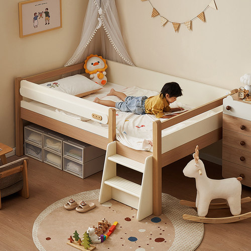 全友家居儿童半高床可储物