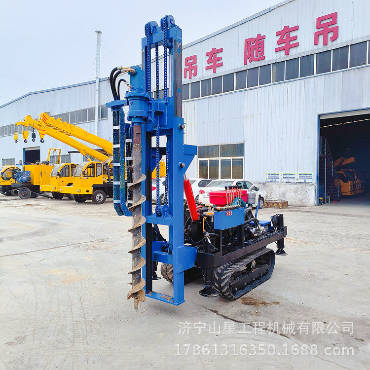 32马力螺纹地钉打桩机厂家 室内地钉螺旋钻孔机 小型潜孔钻机,金属材料及制品,其他金属制品,淘宝优惠券,粉丝福利购,淘宝优惠卷