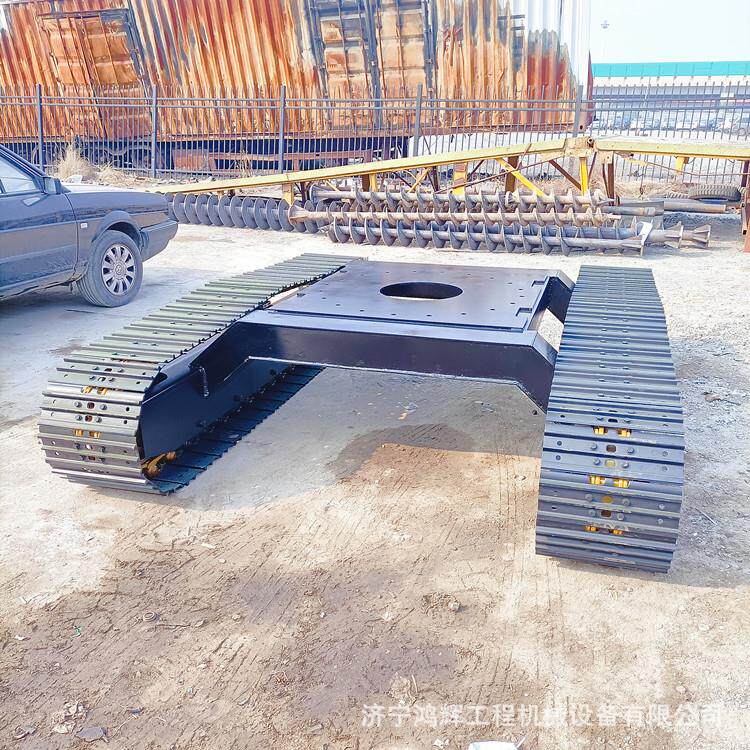 钢制履带底盘总成供应 矿山机械改装行走 大承载力耐磨防滑鸿辉厂