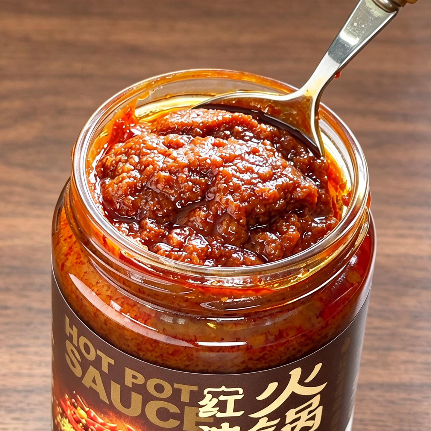 勤曜红油火锅蘸酱微辣火锅豆酱黄豆酱鸡肉牛肉羊肉海鲜火锅拌面