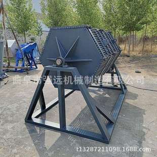 打磨切割件六角滚筒抛光机金属零件除锈研磨机打磨抛光机